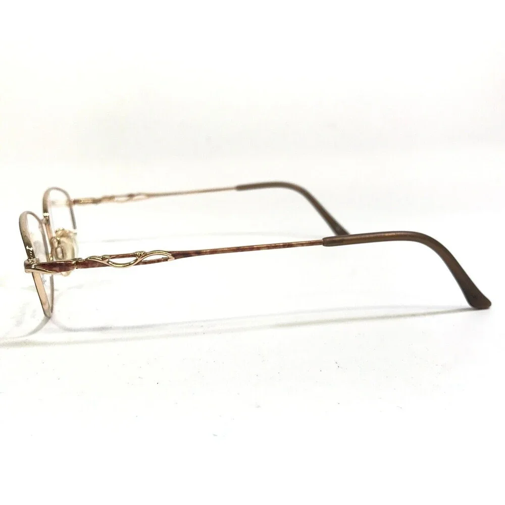 Sophia Loren Eyeglasses Frames M133 ZYLOWARE 153 Gold Tortoise Oval 50-18-140